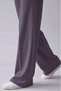 Women's Elastic Waist Wide Leg Knitwear Trousers - 8