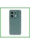 Redmi Note 13 Pro 5g Compatible Case Honeycomb Silicone Cover - Dark Green Bezoss