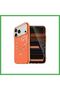 iPhone 17 Pro Compatible Live Diamond Magsafe Cover - Orange Bezoss