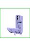 Redmi Note 13 4g Compatible Case Zuma Silicone with Business Card Holder and Ring - Lilac Bezoss