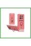 Redmi Note 14 Pro 4g Compatible Case Zuma Silicone with Business Card Holder and Ring - Pink Bezoss