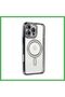 iPhone 16 Pro Max Compatible Case Joke Simli Magneticsafe Case - Gray Bezoss