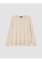 Peak New Season Beige Crew Neck Women's Tunic - 5