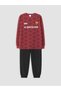 Esvab • Modern & Distinctive Fan Printed Boys' Pajama Set - 2