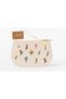 Canvas bag with flower embroidery حقيبة قماشية بتطريز الزهور - 5