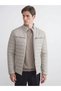 I Dar Slim Fit Stand Collar Men's Leather Look Coat from Freezen Store