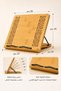 Decorated Wooden Book Holder حامل كتب خشبي مزخرف - 5
