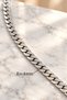 Steel Italian Ezme Gourmet Necklace 4 mm Silver Color |   Anti-Tarnish, Women'S, 2 Years Warranty - 5