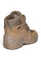 Men's Daily Beige Genuine Leather Boots, Military Hunter Style, Lace-Up, with Textured, Non-Slip Sole, Outdoor Shoes X03. - 6