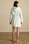 18287 Women's Embroidered Short Dressing Gown - 3