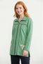 Color Combination Tunic Tracksuit Set - Green - 2