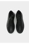 Black Leather Men's Sneaker - 5