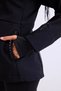 Water Repellent Softshell Slim Fit Hooded Black Women's Raincoat&Windbreaker C4951Ax/Bk81 - 5