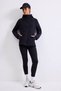 Water Repellent Softshell Slim Fit Hooded Black Women's Raincoat&Windbreaker C4951Ax/Bk81 - 2