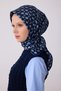 Nostalgia Geometric Patterned Twill Silk Scarf 4308D