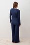 Long Sleeve Flexible Lycra Viscose Maternity Pajama Set - 6