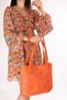 Women's Daily Large Bag with a Puppy Bag Inside Ars.6421 Orange - 2