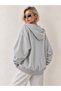 Women's 2-Pack Loose Sleeve Oversize Hooded Full Zipper Pocket Casual Cotton Cardigan - 3