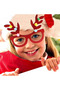 Christmas Glasses Frame, Christmas Hair Hoop and Christmas Hats, Christmas Decoration, Christmas Photo Booth Props Christmas Party Favors for kid Adult, for Xmas Holiday Party Supplies 18pcs - 6