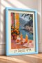 La Dolce Vita Orange Juice Jugs Framed Painting Italy Poster Wall Decor Itp055 - 2