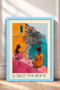 Il Dolce Far Niente and Two Women on the Shore Framed Painting Italy Poster Wall Decor Itp059 - 3