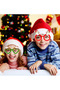 Christmas Glasses Frame, Christmas Hair Hoop and Christmas Hats, Christmas Decoration, Christmas Photo Booth Props Christmas Party Favors for kid Adult, for Xmas Holiday Party Supplies 18pcs - 7