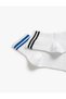 Sock Set of 2 with Stripe Detail, Cotton Blend - 3