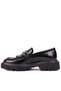 - Black Genuine Leather Tasseled Men's Casual Shoes 115-K594 - 4