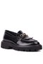 - Black Genuine Leather Tasseled Men's Casual Shoes 115-K594 - 3