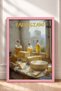 Parmigiano Cheese and Honey Bottles Framed Picture, Italy Poster, Wall Decor, Itp095. - 3