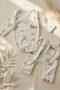 Safari Patterned 100% Double Cotton Baby Boy Set 3-9 Months - 2