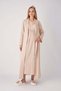 Maternity Nightgown and Dressing Gown Set of 2 Lace V-Neck Buttoned Breastfeeding Combed Cotton
