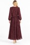 Etro Patterned Beaded Embroidered Side-Tie Full-Length Dress with Fully Lined Interior - 7