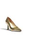 Z820405009 Gold Patent Leather High-Heeled Women's Shoes - 5