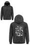 Yikamali Acidwash Tribal Gothic Printed 3-Yarn Thick Sweat Fleece - 2