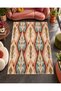 Eta Pastel Ikat Geometric Pattern Woven Base Rug Eta4438 - 2