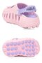 Pink-Lilac Thick Comfortable Eva Sole Closed Front Girls Sabo Slippers 2504 - 5