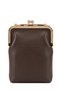 Women's Zippered Scholarship Gold Clip Adjustable Strap Cross Shoulder Handbag - 2