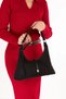 Women's Daily Hand and Shoulder Bag Ars.6442 Black - 2