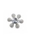 925 Silver Flower Brooch