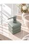 Lara 500 ml Porcelain Soft Touch Liquid Soap Dispenser - Mint Green - 2
