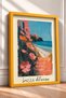 Brezza Dell'Oceano Written Pink Flowers Framed Painting Italy Poster Wall Decor Itp075 - 2