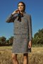 Baby Collar Tweed Jacket - Black - 2