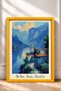 Orta San Giulio, a Painting Depicting a Village by the Lake, Italy Poster, Wall Decor, Itp080. - 3