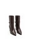 Genuine Leather Heeled Women's Boots 165 Brown - 2