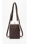 Women's Zippered Scholarship Gold Clip Adjustable Strap Cross Shoulder Handbag
