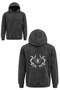 Yikamali Acidwash Tribal Gothic Printed 3-Yarn Thick Sweat Fleece - 2