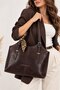 Original Justpolo Women's Large Waterproof Handbag and Shoulder Bag with Two Compartments and Scarf - 3