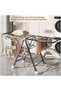 Uandhome Clothes Drying Rack, Portable & Foldable Laundry Drying Rack, Height Adjustable Clothes Air - 4