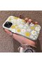 غطاء هاتف مطبوع عليه تصميم زهرة البابونج، متوافق مع هواتف iPhone 15 Plus/14 Plus، متين، وجميل. - 2